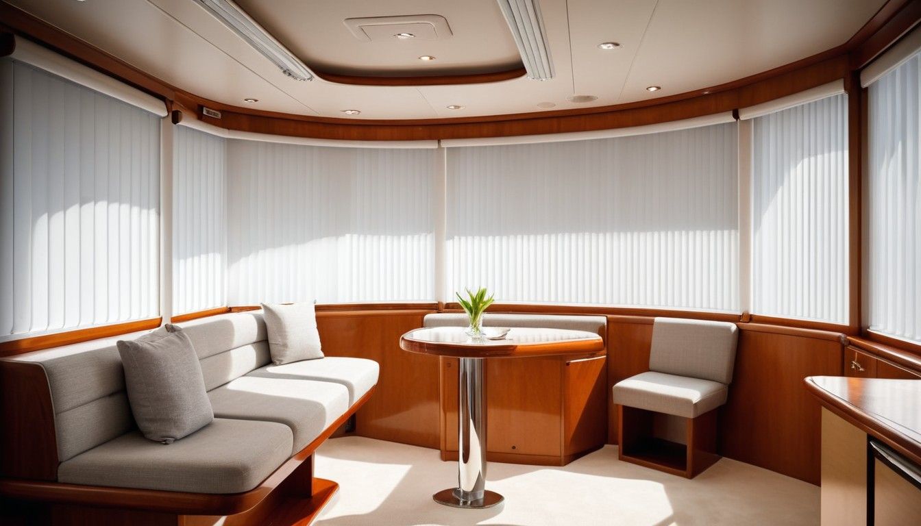 All About Yachts - Σκίαση για το σκάφος : Στόρια, Περσίδες, Ρολοκουρτίνες