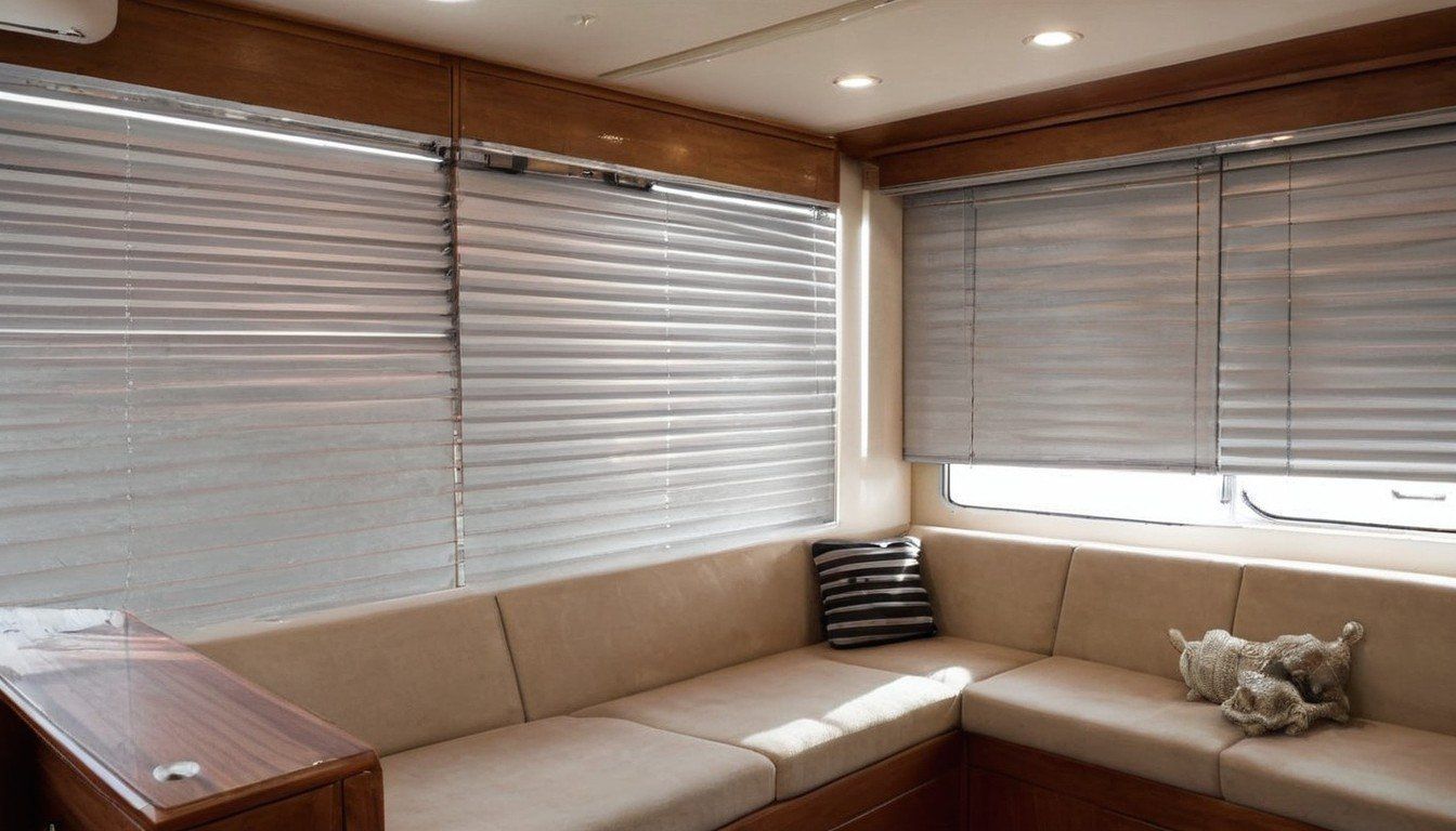 All About Yachts - Σκίαση για το σκάφος : Στόρια, Περσίδες, Ρολοκουρτίνες